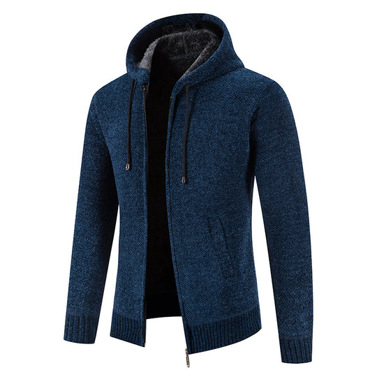 Herren Kapuzenjacke mit weichem Innenfutter und innovativem Design R&B