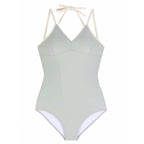Damen Eleganter Hoch geschnittener Schwimmanzug R&B