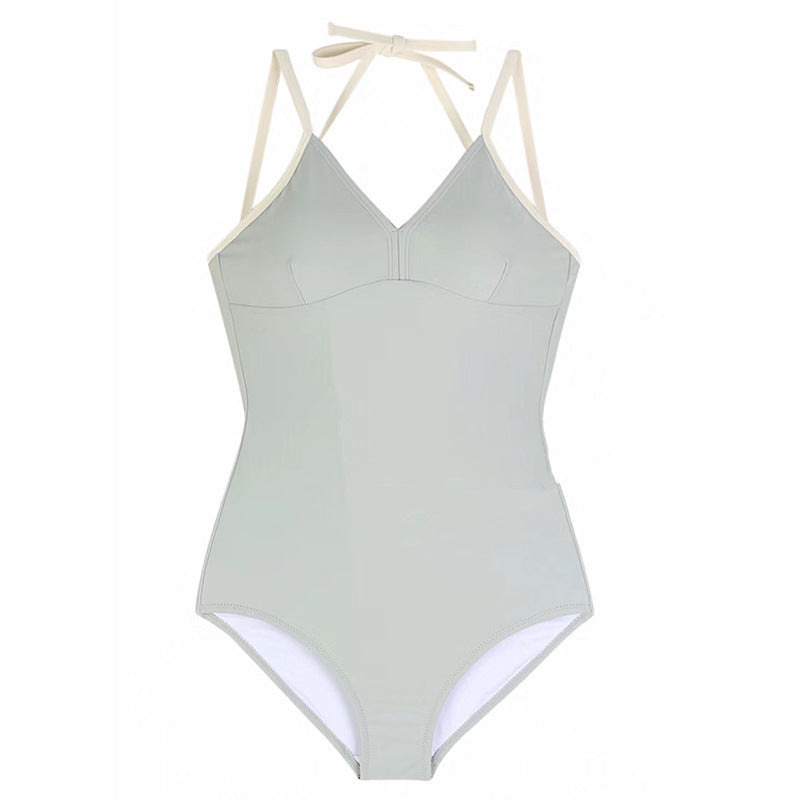 Damen Eleganter Hoch geschnittener Schwimmanzug R&B