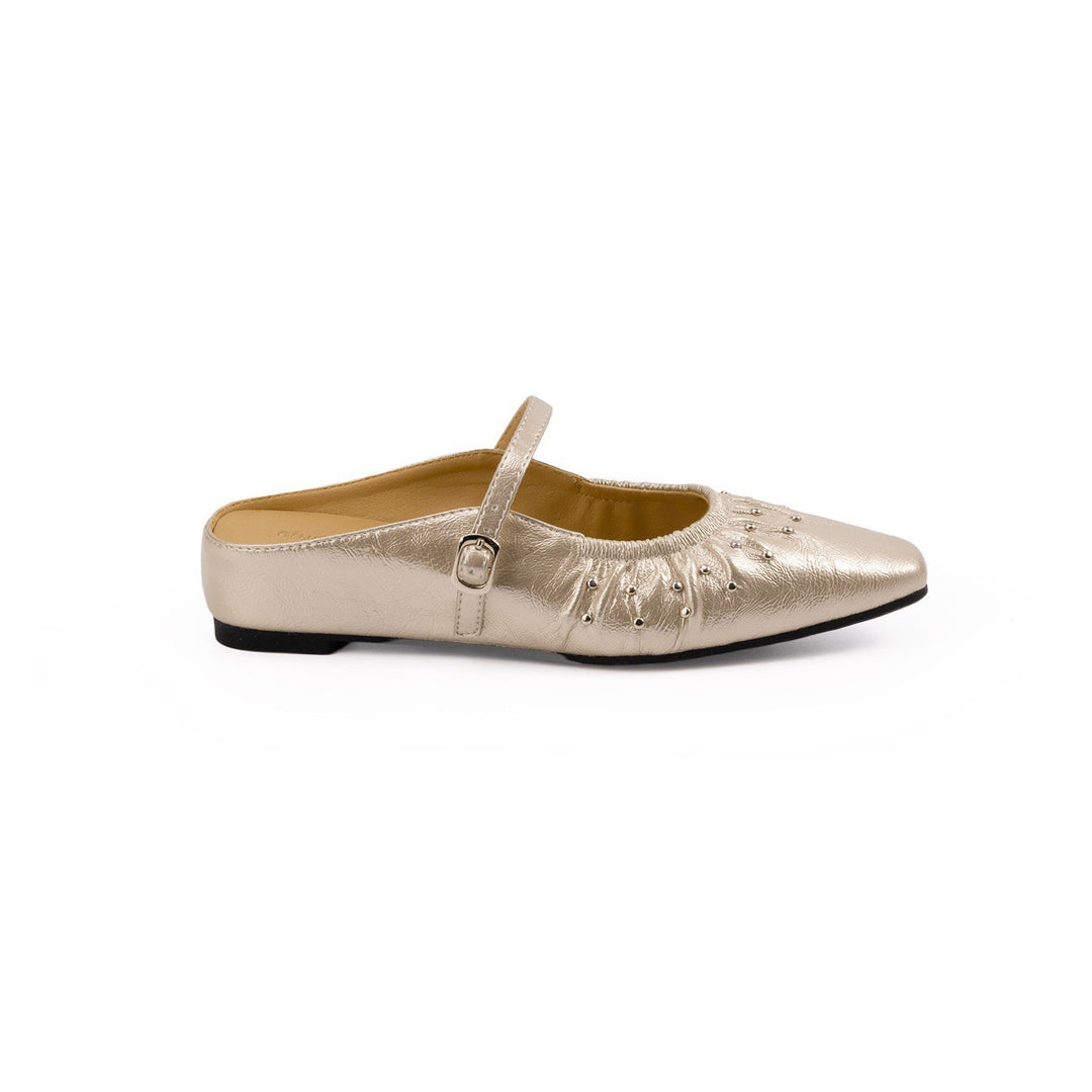 Damen Designer Ballerinas mit dekorativen Perlen R&B