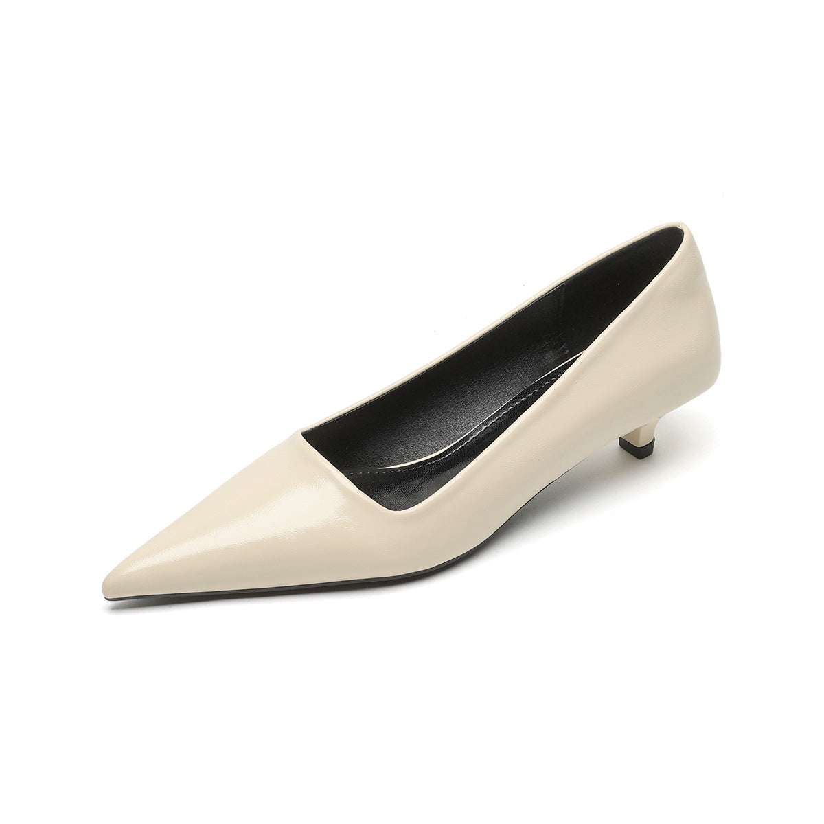 Damen elegante spitze Pumps mit komfortablem Blockabsatz