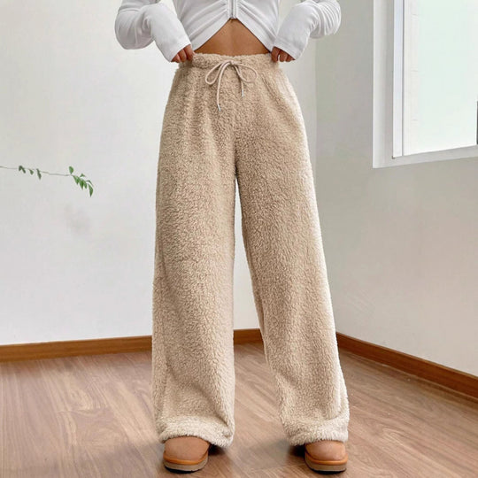 Damen Flauschige Relax-Hose im lässigen Schnitt R&B