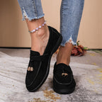 Damen Mokassins mit elegantem Schmuckdetail R&B