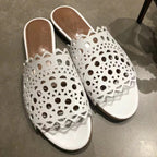 Damen modische Pantoletten mit durchbrochenem Design R&B