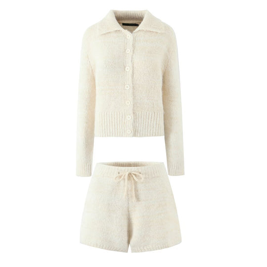 Damen Kuschelige Shorts aus weichem Strickmaterial R&B