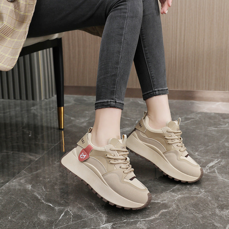 Damen Sportliche Chunky Sneakers mit dämpfender Sohle und atmungsaktivem Obermaterial R&B