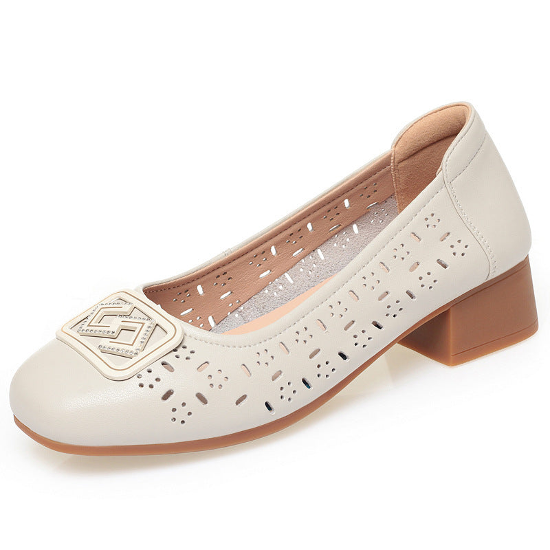 Damen Ballerinas mit modischen Cut-Outs und eleganter Verzierung R&B