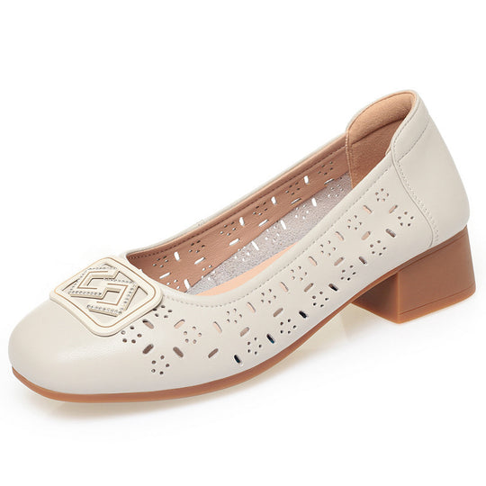 Damen Ballerinas mit modischen Cut-Outs und eleganter Verzierung R&B