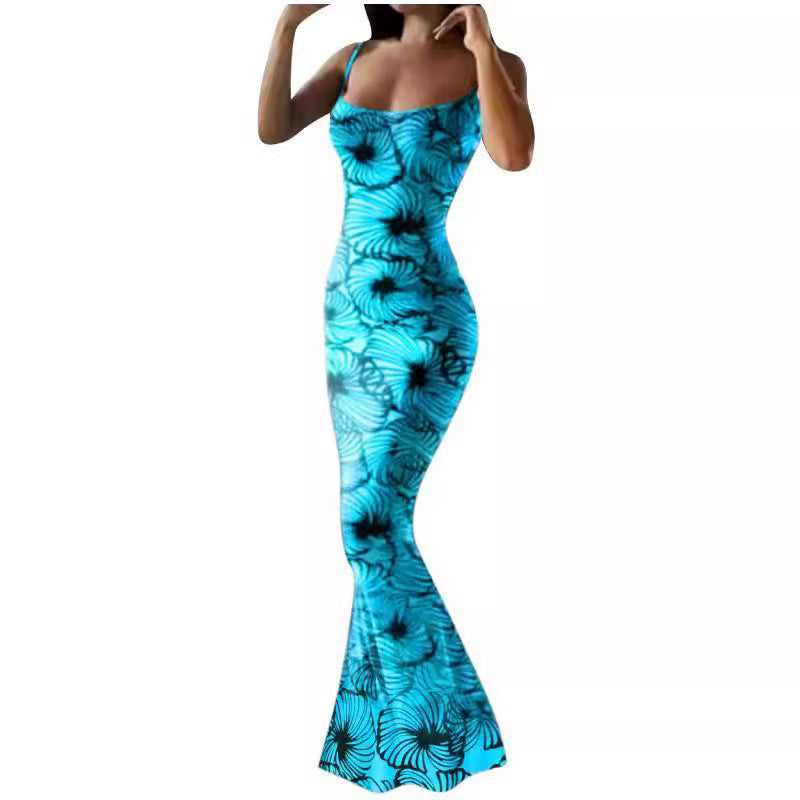 Damen Elegantes Maxikleid mit floralem Print R&B