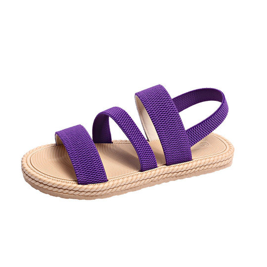 Damen Freizeitsandalen mit verstellbaren Riemen und rutschfester Sohle R&B