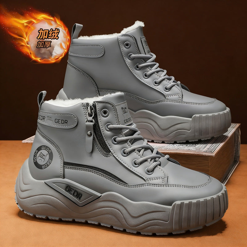 Damen Gefütterte Winterstiefel mit rutschfester Sohle und praktischem Reißverschluss R&B