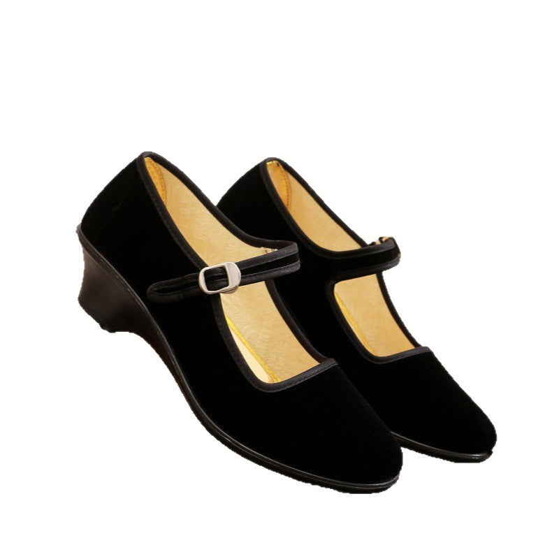 Damen elegante und komfortable Ballerinas mit verstellbarem Riemen R&B