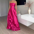 Damen Abendkleid mit Aufregendem Schichten Design und Raffinierten Details R&B