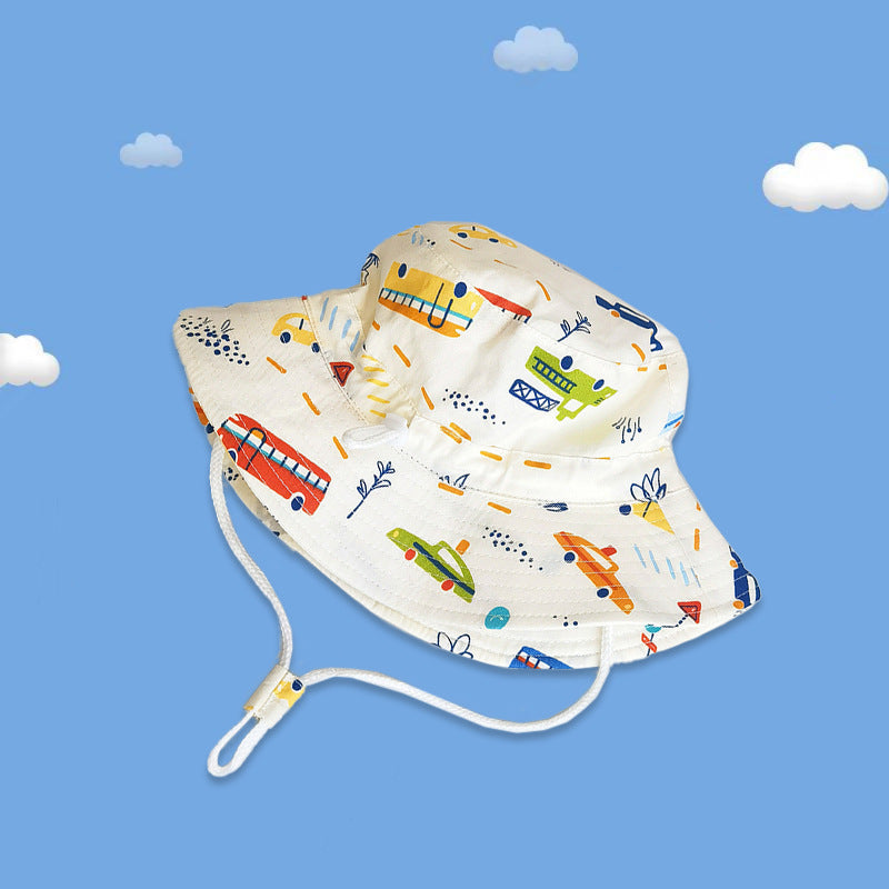 Kinder Sonnenhut mit fröhlichem Motiven R&B