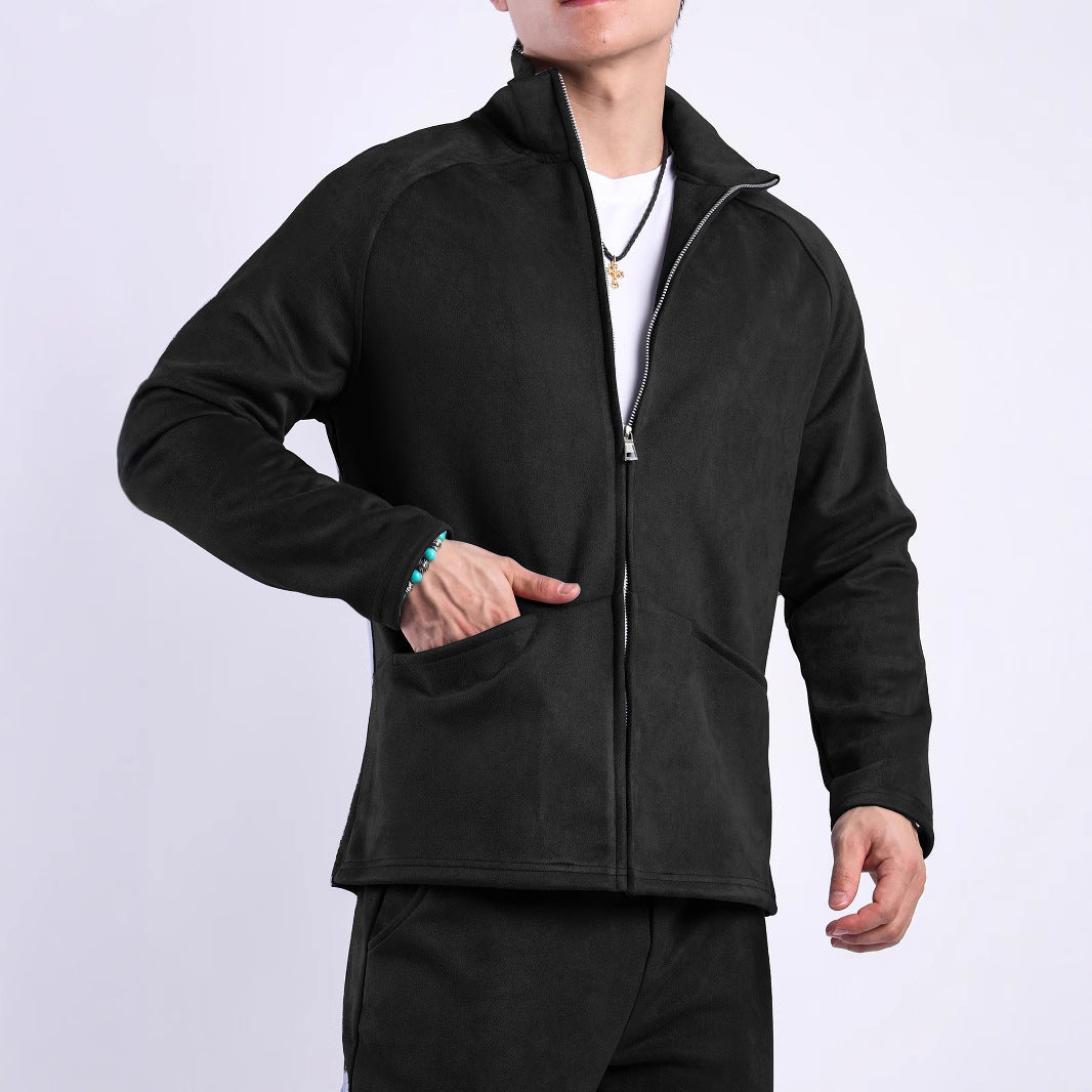 Damen Fleecejacke mit hohem Kragen und praktischen Taschen R&B