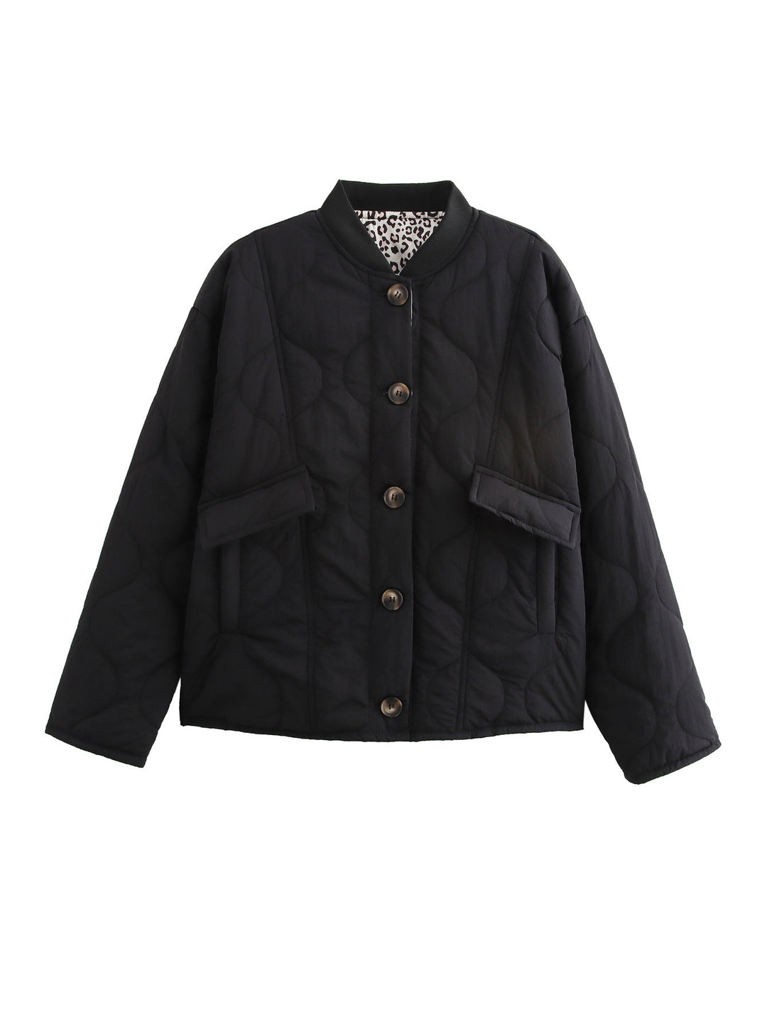 Damen gesteppte Jacke mit praktischen Taschen R&B