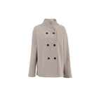 Damen Oversized Wolljacke mit doppelter Knopfleiste R&B