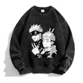 Damen Sweatshirt mit kreativem Anime-Motiv