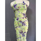 Damen Strandkleid mit modischem Wickeldesign und floralem Muster R&B