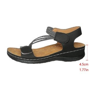 Damen Komfortable und elegante Sandalen mit verstellbarem Riemendesign R&B