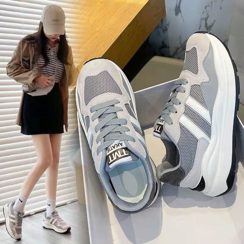 Damen Modische Sneaker mit atmungsaktivem Obermaterial und stoßdämpfender Sohle R&B