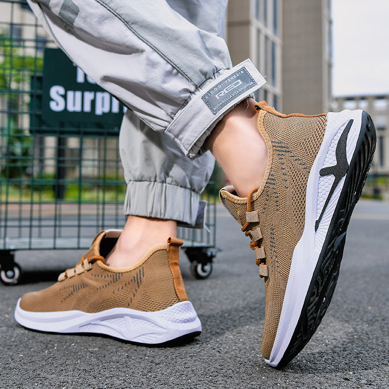 Damen Sportliche Sneakers mit atmungsaktiver Mesh-Oberfläche und Dämpfungstechnologie R&B