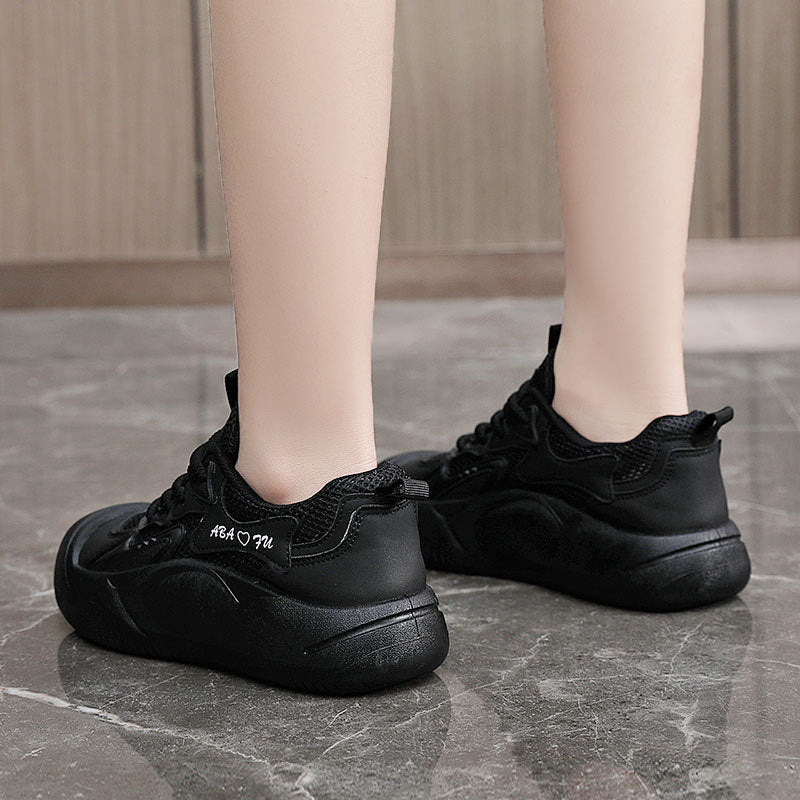 Damen sportliche Sneakers mit atmungsaktiven Mesh-Einsätzen und dämpfendem Sohlenprofil R&B