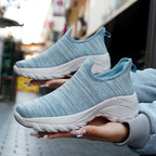 Damen Komfortable und atmungsaktive Freizeitschuhe mit flexiblem Slip-On Design R&B