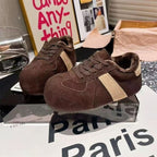 Damengefütterte Sneaker mit weichem Innenfutter und rutschfester Sohle R&B