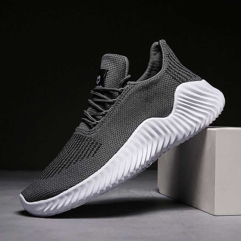 Damen Sneakers mit atmungsaktiver Strick-Oberfläche und flexibler Laufsohle R&B