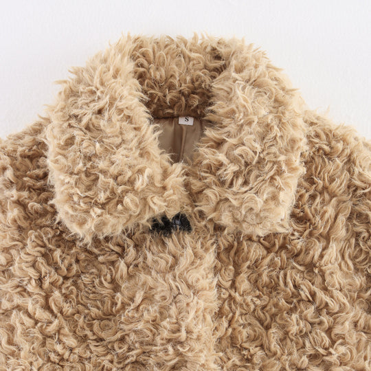 Damen Teddyfelljacke R&B