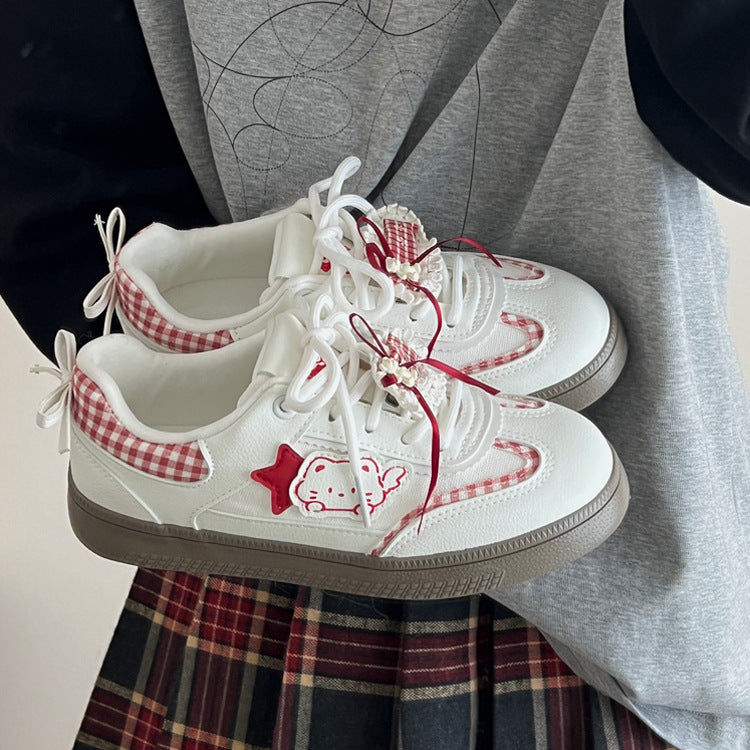 Damen Verspielte Sneakers mit kreativem Motiv