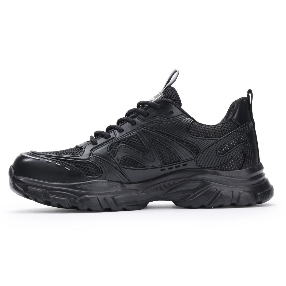 Herren sportliche Laufschuhe mit atmungsaktiver Mesh-Oberfläche und stoßdämpfender Sohle R&B