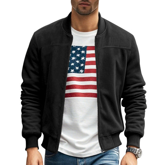 Herren Bomberjacke mit modernem Schnitt und praktischen Taschen R&B