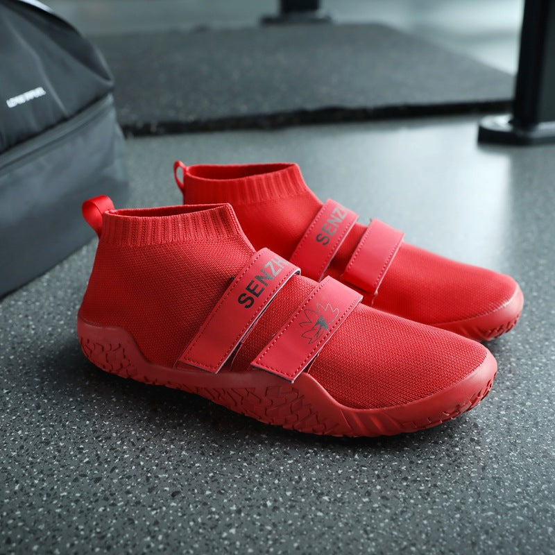 Damen Sportliche Aquaschuhe mit elastischem Klettverschluss und rutschfester Sohle R&B