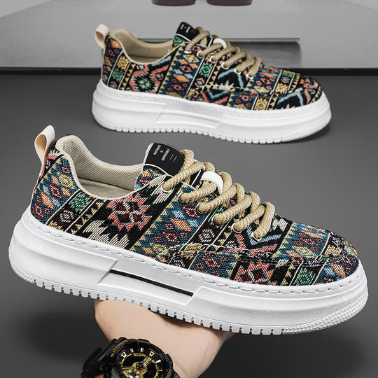 Damen Ethno-Muster Sneakers R&B