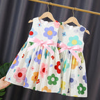 Mädchen Sommerkleid mit buntem Blumenmuster R&B