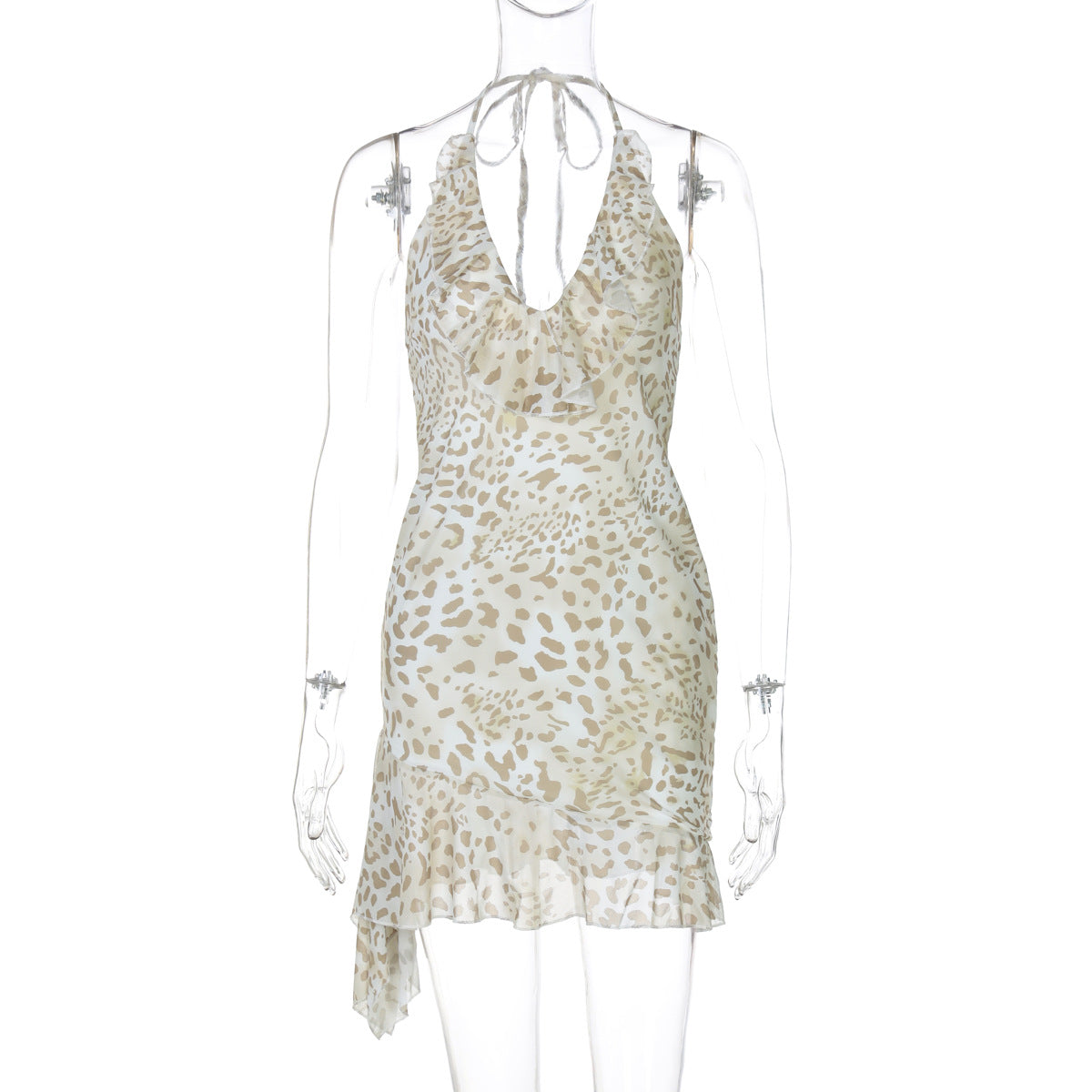 Damen Verspieltes Sommerkleid mit Raffungen und asymmetrischem Saum R&B