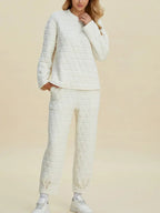 Damen Quilted Lounge-Set R&B