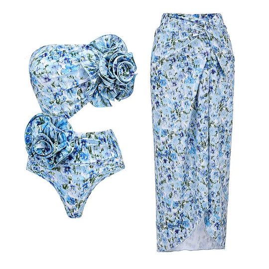 Damen Badeanzug mit bezauberndem Cut-Out-Design und überschnittenem Ausschnitt R&B