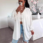 Damen Übergröße Hemdbluse R&B