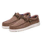 Damen Bequeme Freizeitschuhe aus atmungsaktivem Leinenmaterial mit rutschfester Sohle