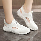 Damen Atmungsaktive Freizeitschuhe mit elastischem Einstieg und rutschfester Sohle R&B