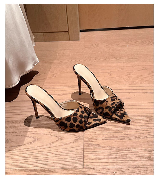 Damen elegante Slingback Sandalen mit spitzem Design R&B