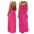 Damen Maxikleid mit tiefem Rücken