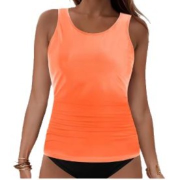 Damen Tankini-Oberteil mit Raffung R&B