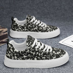 Damen Modische Sneakers mit floralem Design und bequemer Sohle