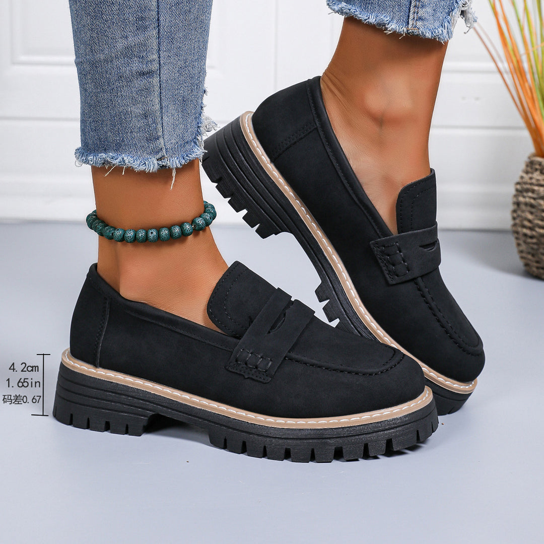 Damen Bequeme Mokassins mit trendiger Sohle und modischem Design R&B