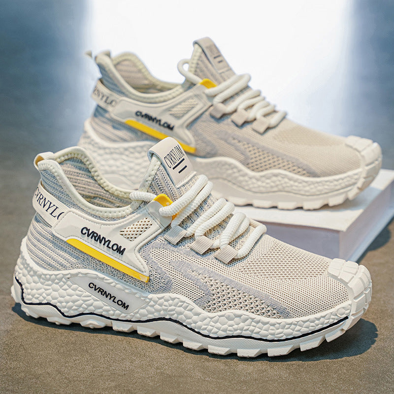 Damen Komfortable Sneakers mit atmungsaktiver Oberflächenstruktur und stoßdämpfender Sohle R&B