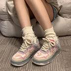 Damen Sportliche Sneakers mit verspieltem Design und atmungsaktiver Oberflächenstruktur R&B